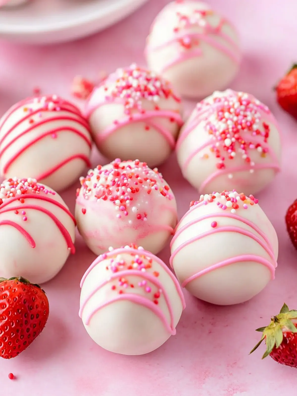 Irresistibly Creamy Strawberry Cake Truffles You’ll Love 4 Strawberry Cake Truffles