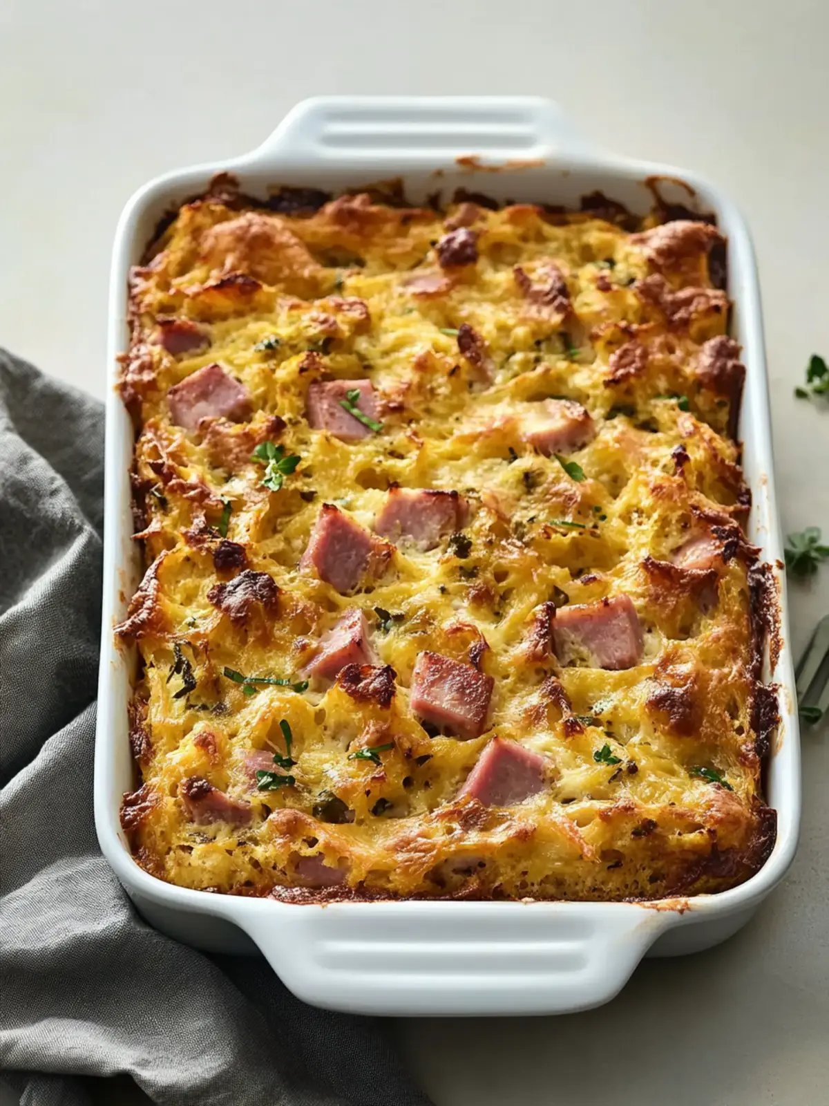 Savory Ham and Cheese Strata for Cozy Breakfast Bliss 3 Ham and Cheese Strata