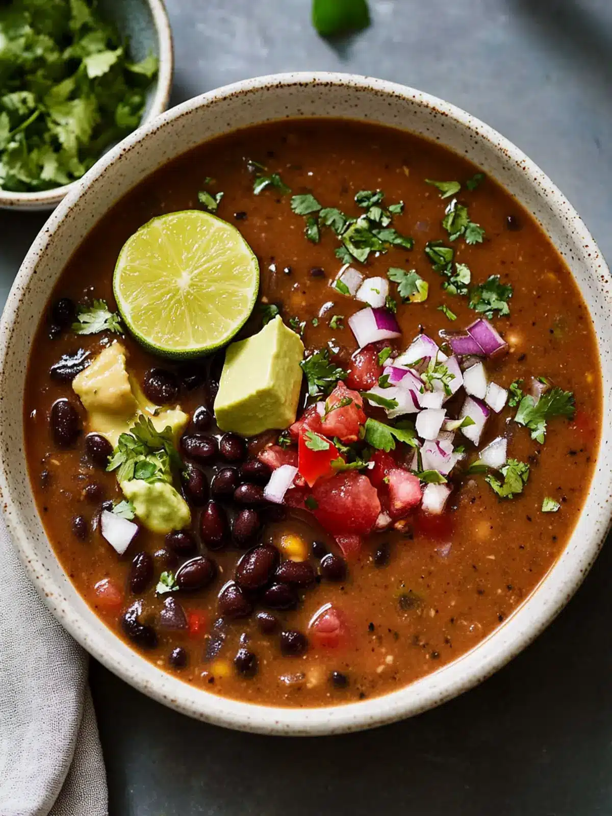 Spicy Black Bean Soup That Warms Your Soul in 20 Minutes 4 Spicy Black Bean Soup