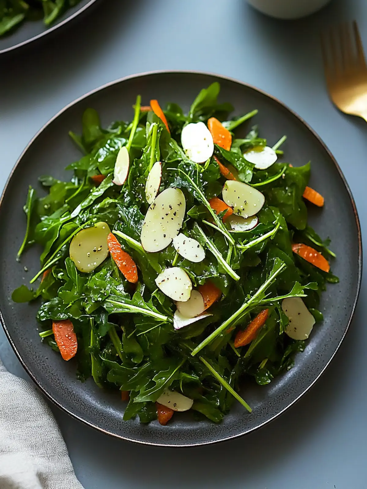 Carolina Collard Green Salad with Smoky Bacon Bliss 5 Carolina Collard Green Salad