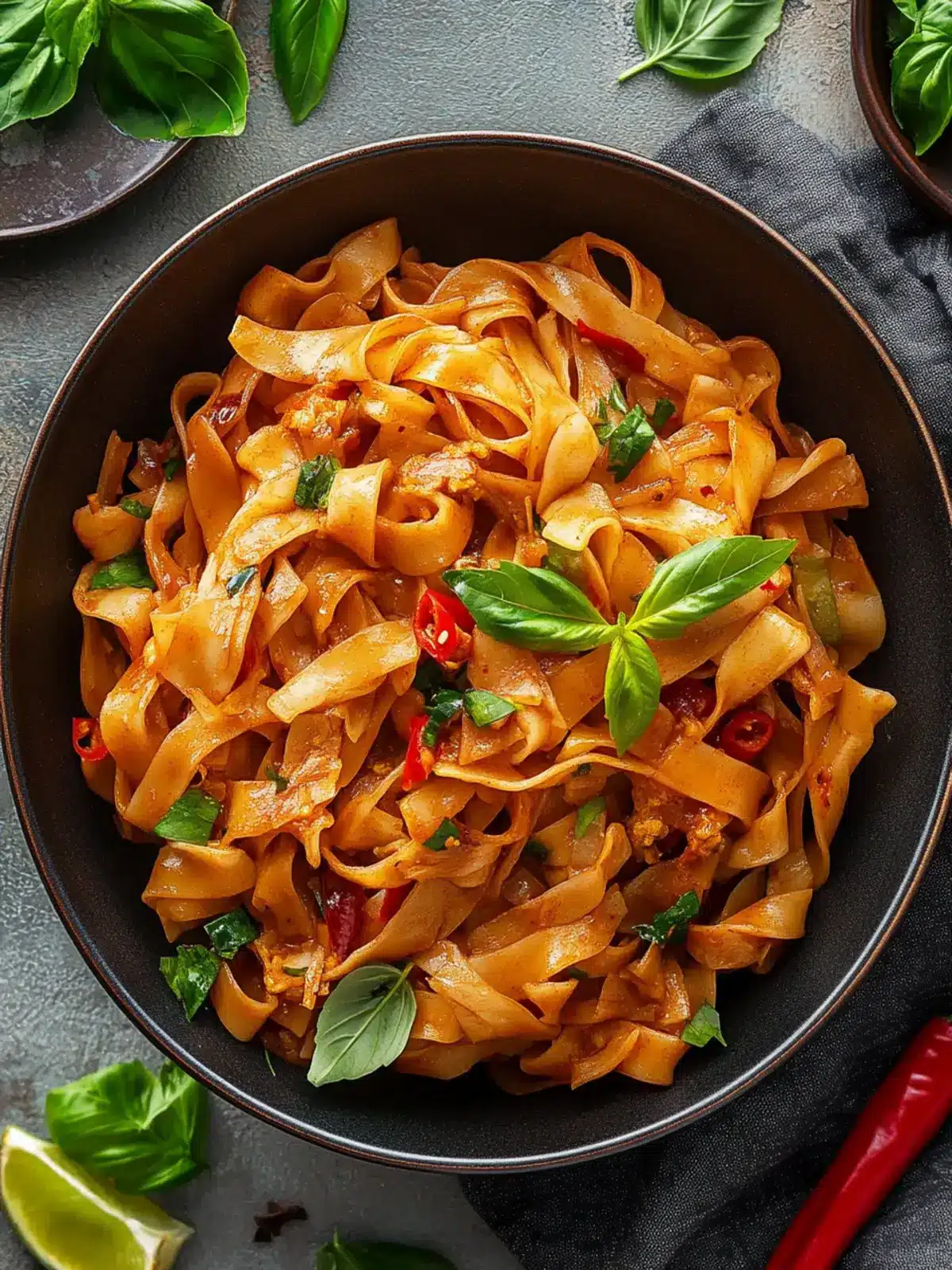 Spicy Drunken Noodles That Bring Thai Flavor Home 5 Spicy Drunken Noodles