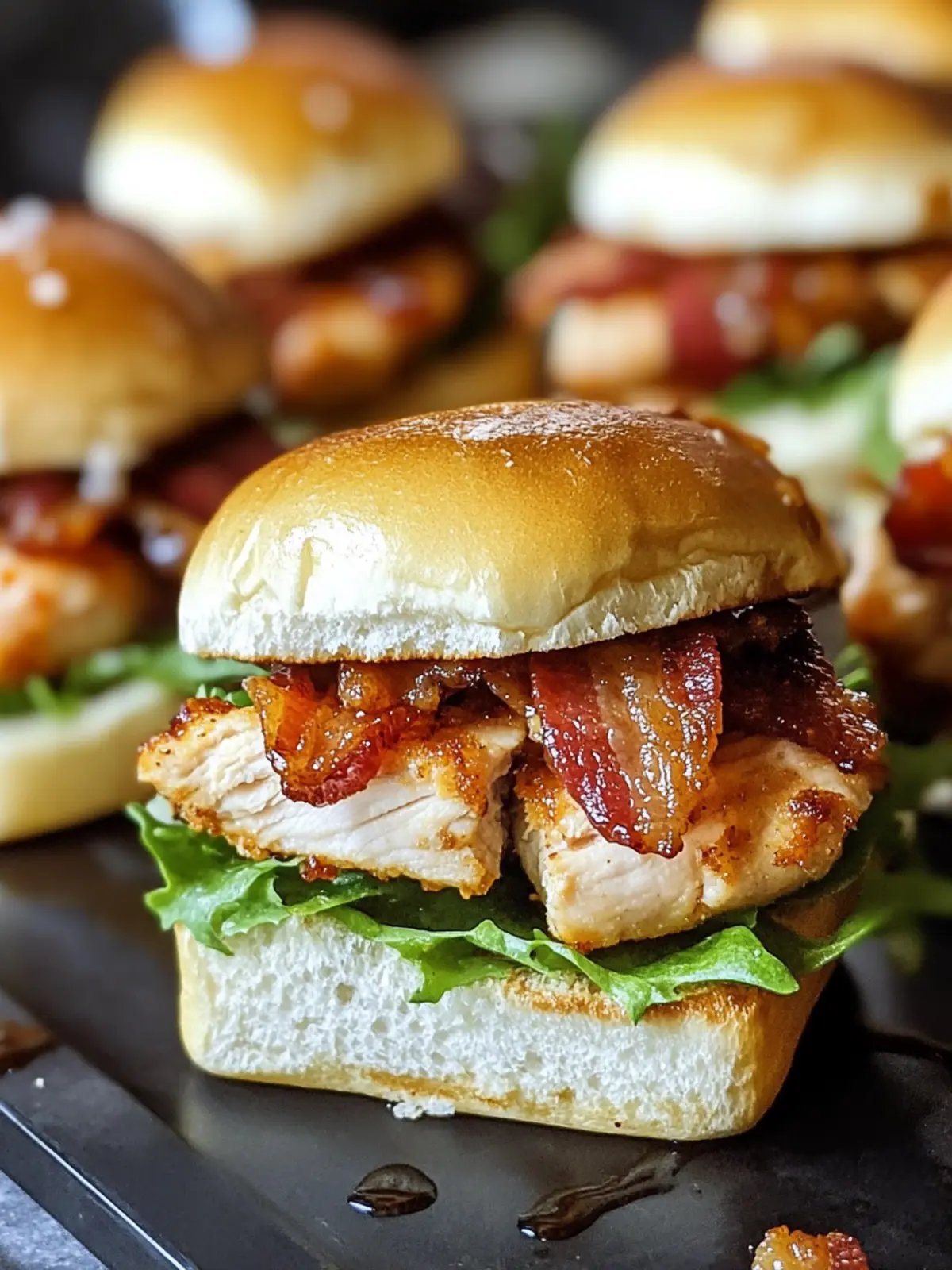 Maple Chicken Bacon Sliders: Flavor-Packed Weeknight Bliss 5 Maple Chicken Bacon Sliders
