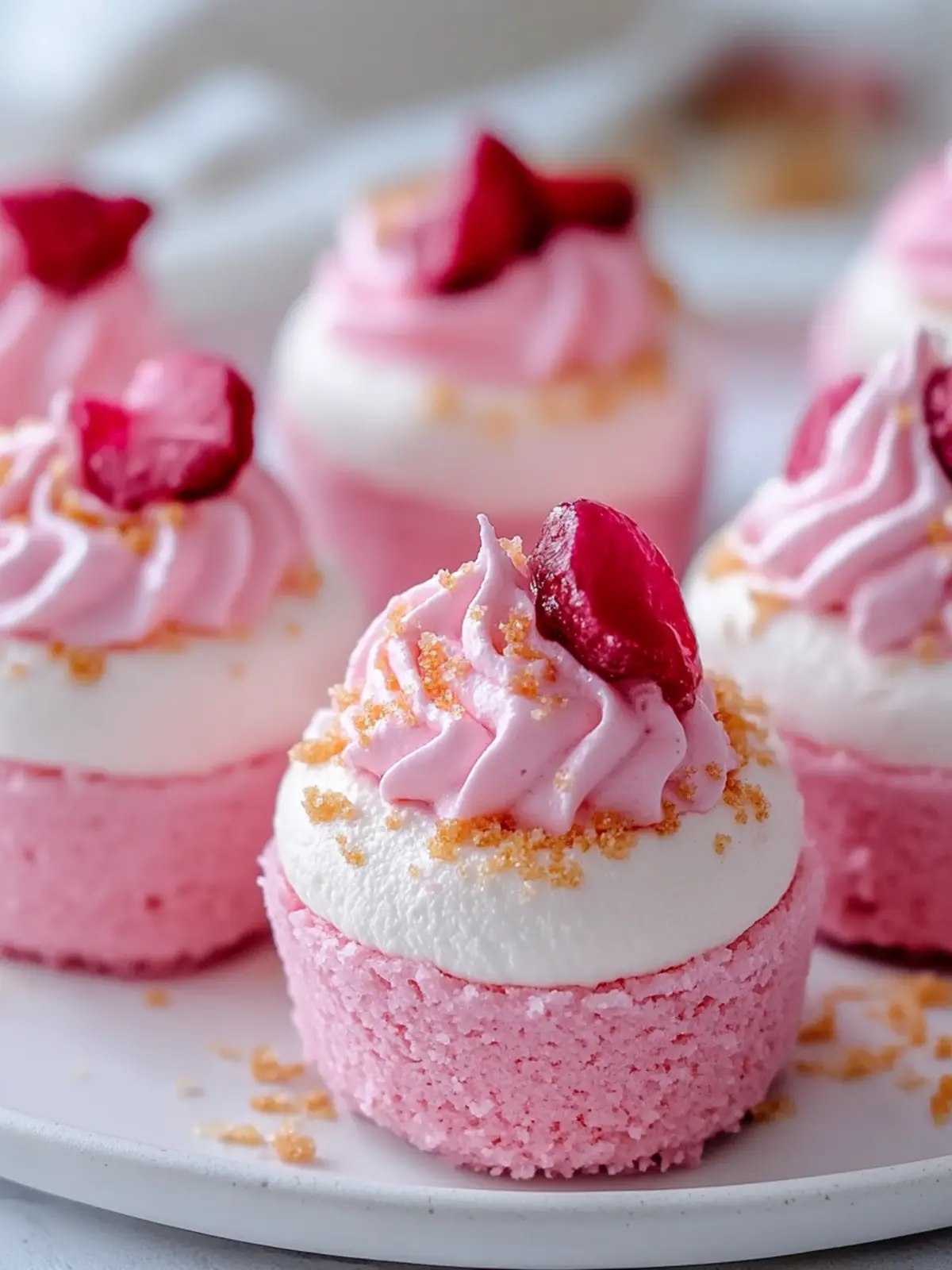 No-Bake Pink Velvet Cheesecake Bites to Brighten Your Day 2 No-Bake Pink Velvet Cheesecake Bites