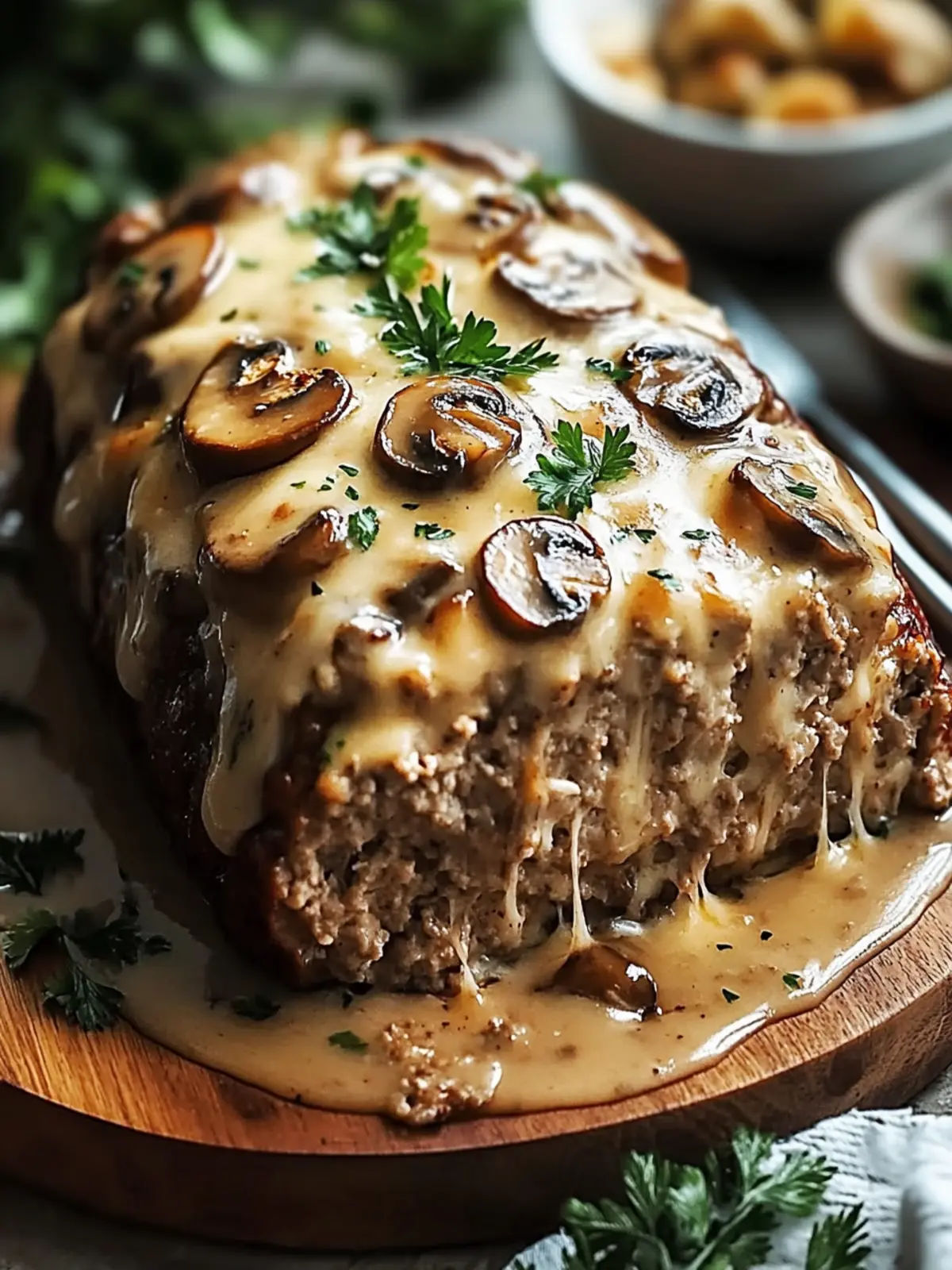 Mouthwatering Mushroom Swiss Cheese Meatloaf for Family Bliss 3 Mushroom Swiss Cheese Meatloaf