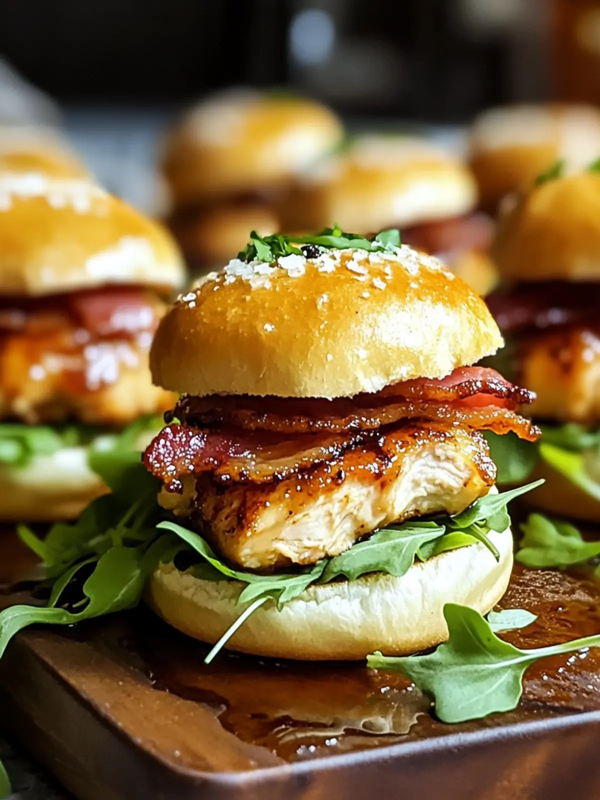 Maple Chicken Bacon Sliders: Flavor-Packed Weeknight Bliss 2 Maple Chicken Bacon Sliders