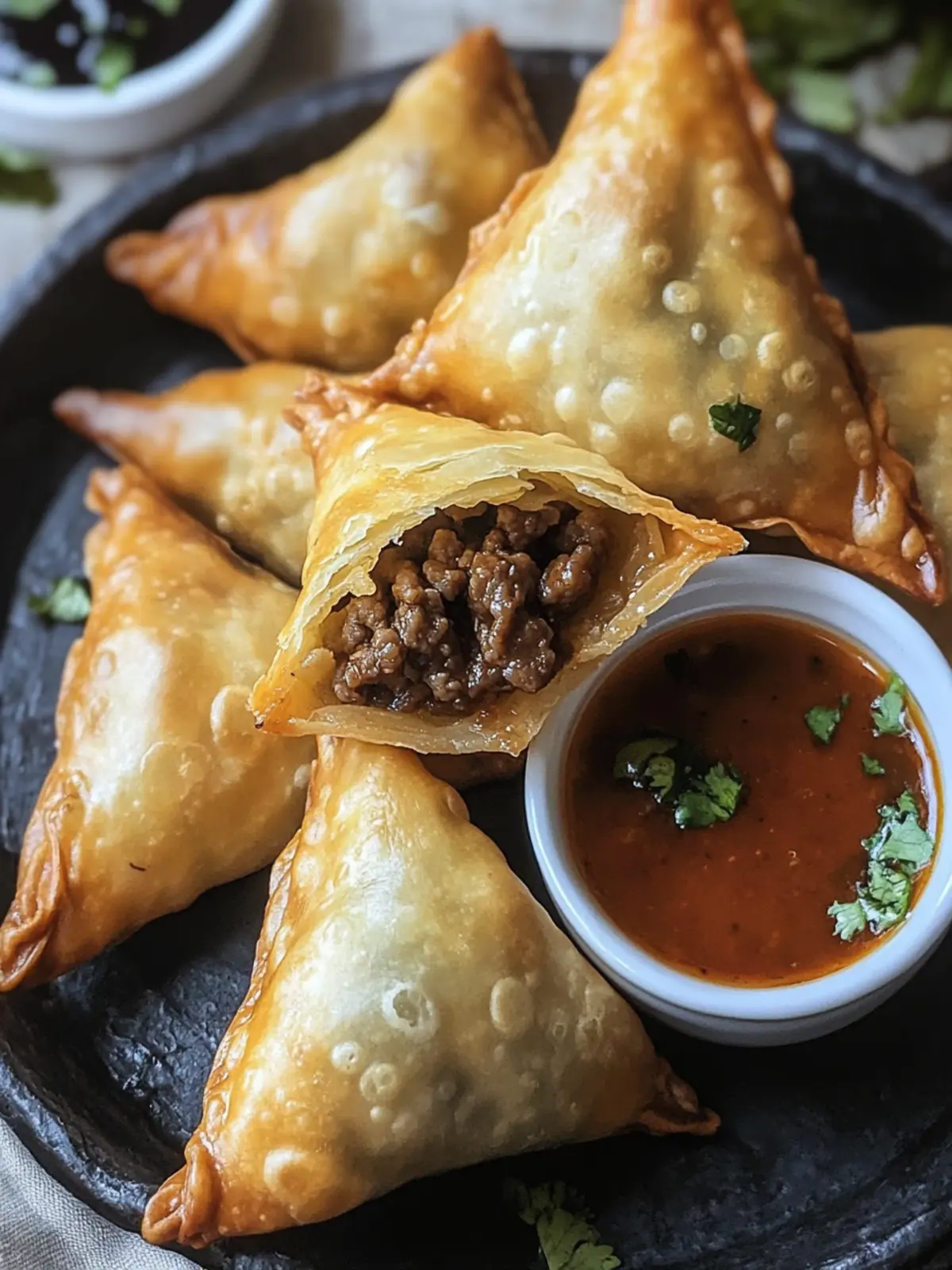 Spicy Beef Samosa Recipe for Flavorful Iftar Moments 5 spicy Beef Samosa