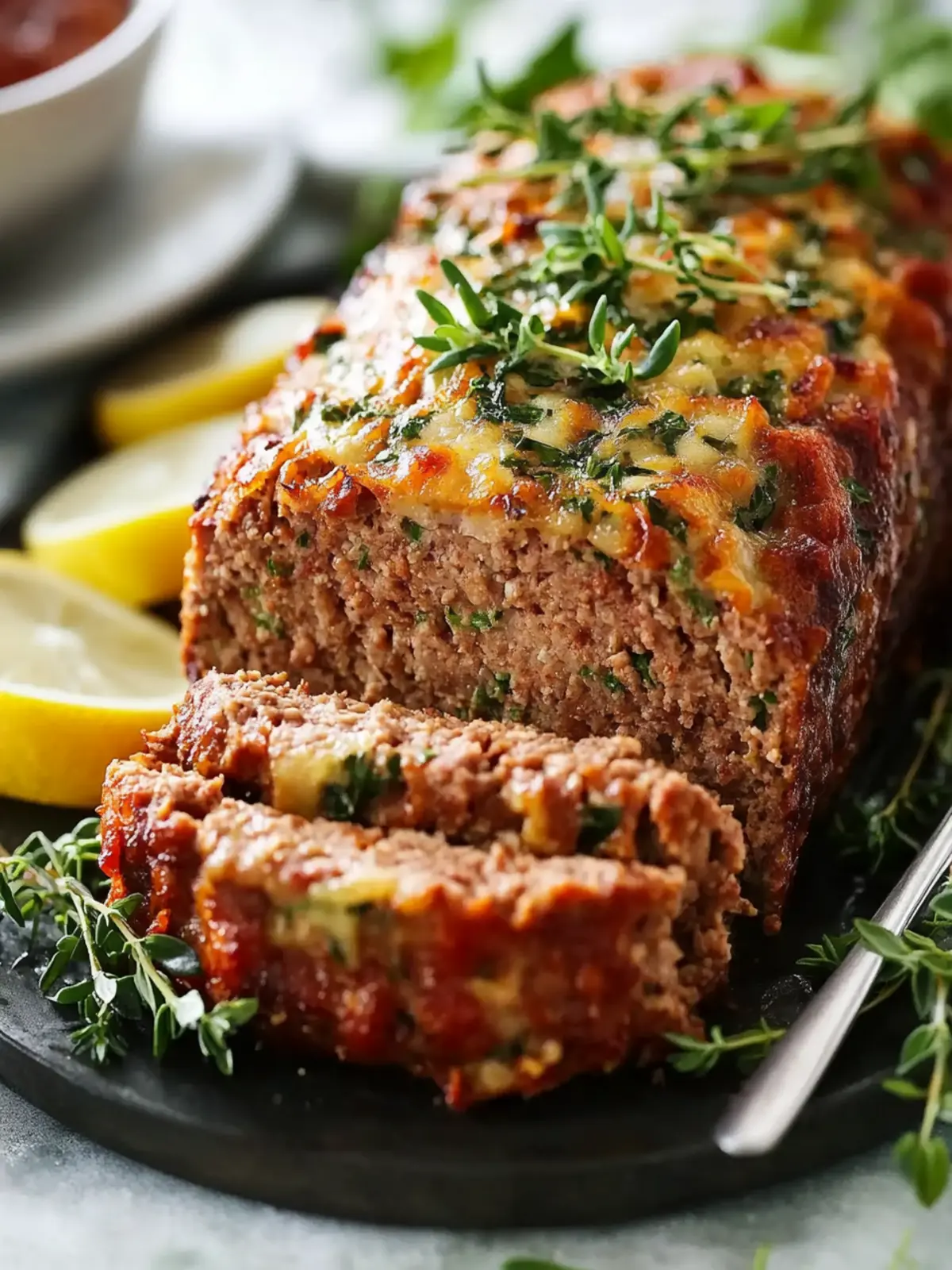 Golden Parmesan-Crusted Meatloaf with Fresh Herb Magic 5 Golden Parmesan-Crusted Meatloaf with Fresh Herb Medley