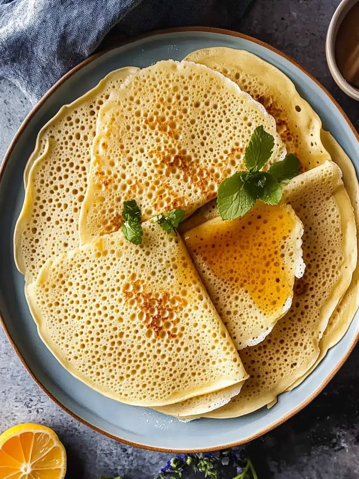 Mouthwatering Moroccan Pancakes for Breakfast Bliss 3 Moroccan Pancakes