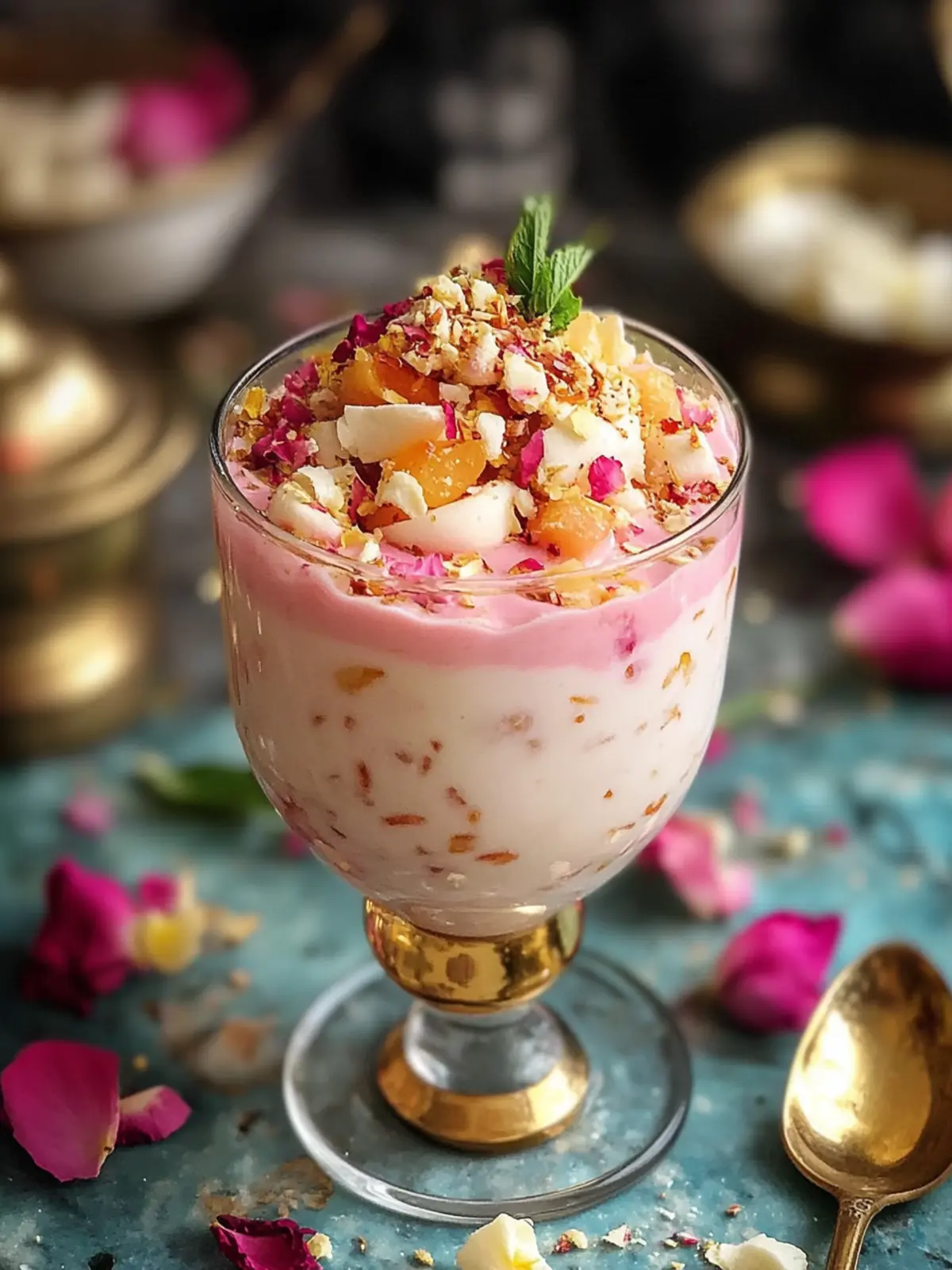 Delight in Rose Rasmalai Falooda for a Festive Treat 4 Delight in Rose Rasmalai Falooda