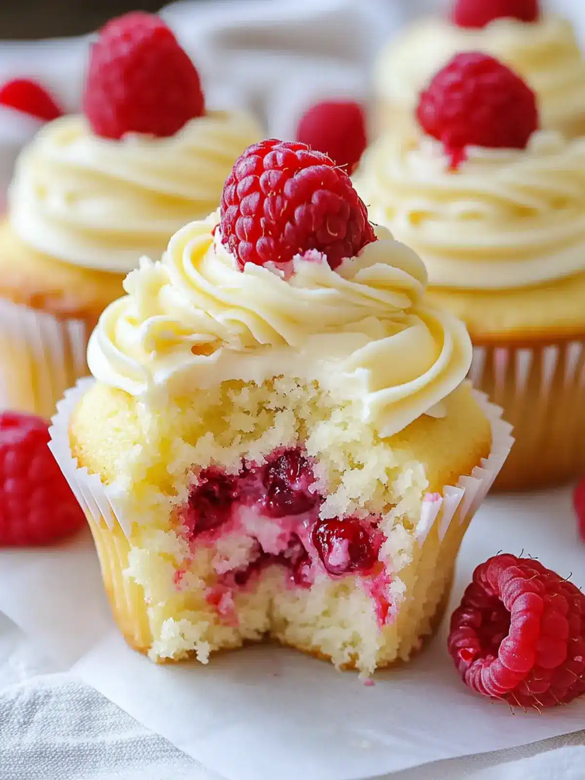 Heavenly White Chocolate Raspberry Cupcakes: Your New Favorite Dessert 2 White Chocolate Raspberry Cupcakes: Delightful Dessert