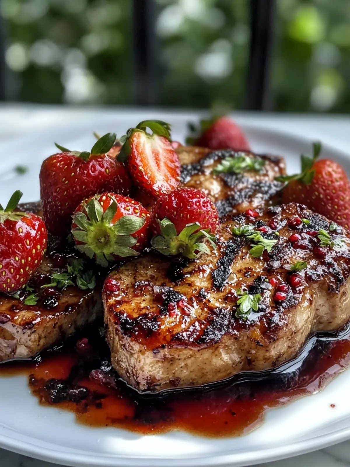 Strawberry Balsamic Pork Chops for an Unforgettable Dinner 2 Strawberry Balsamic Pork Chops