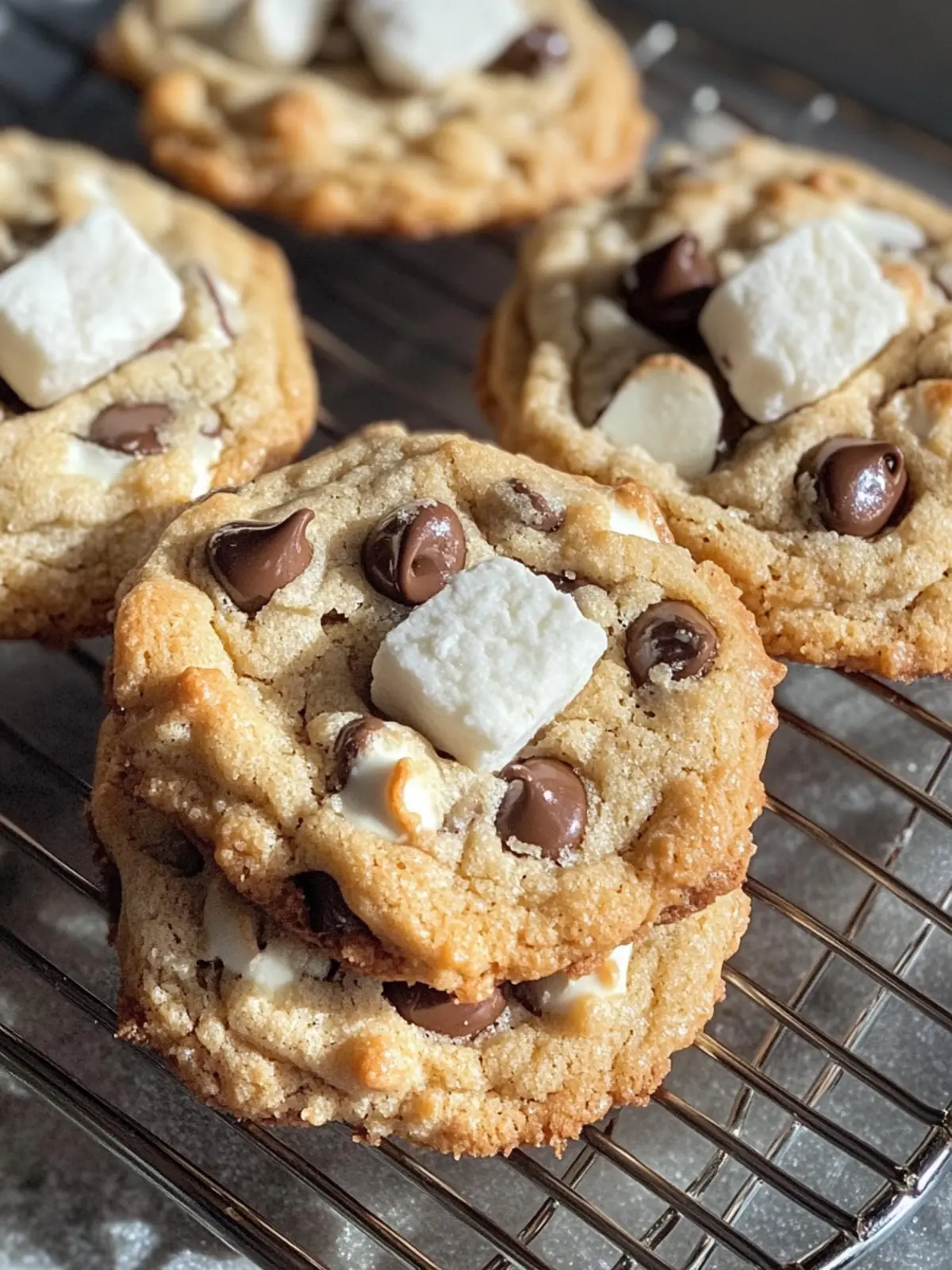 Smore's Chocolate Chip Cookies – A Chewy Summer Treat 4 Smore’s Chocolate Chip Cookies