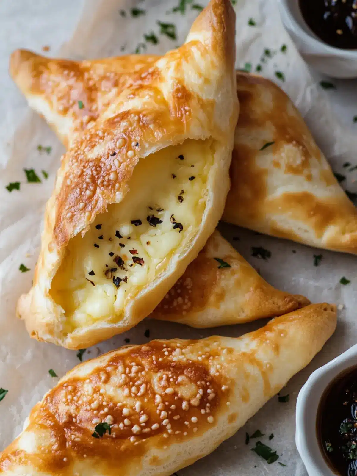 Cheese Fatayer: Irresistibly Cheesy Middle Eastern Treats 3 Cheese Fatayer