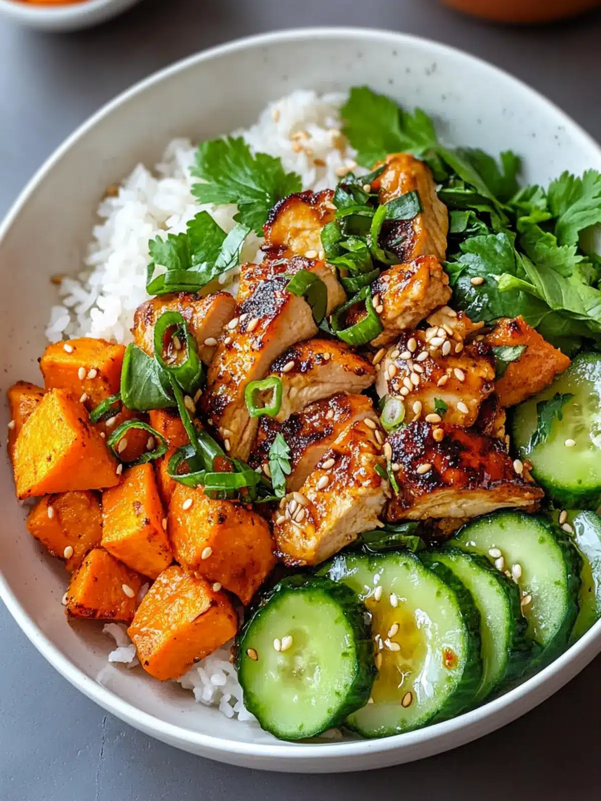 Delicious Chicken and Sweet Potato Rice Bowl for Quick Dinners 2 Chicken and Sweet Potato Rice Bowl