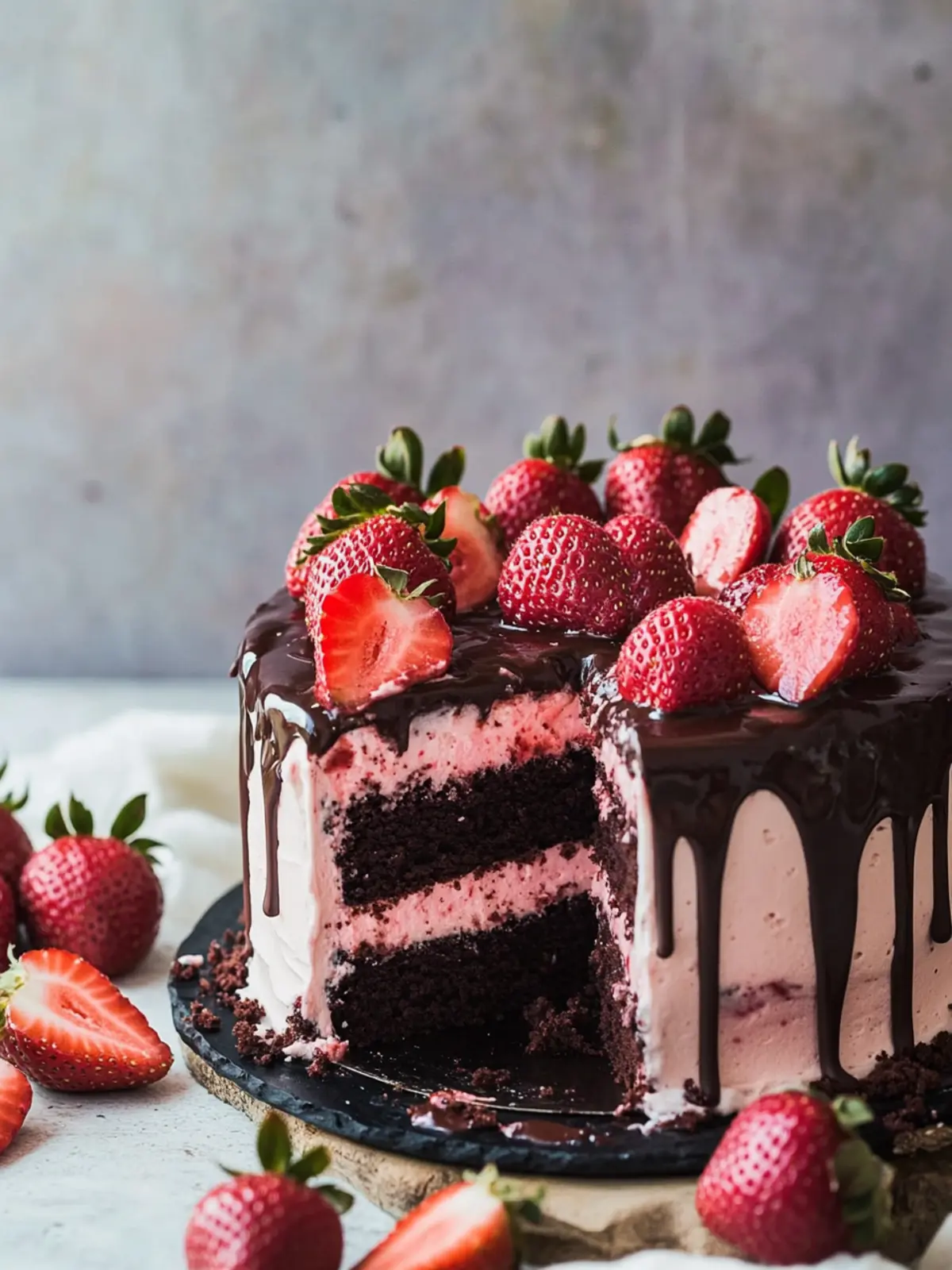 Irresistible Chocolate Covered Strawberry Cake Everyone Will Love 4 Chocolate Covered Strawberry Cake