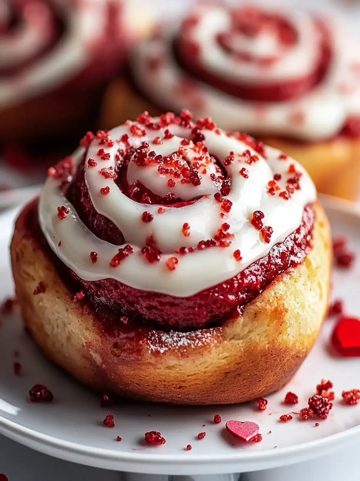 Red Velvet Valentine’s Day Cinnamon Rolls You’ll Adore 2 Red Velvet Valentine’s Day Cinnamon Rolls