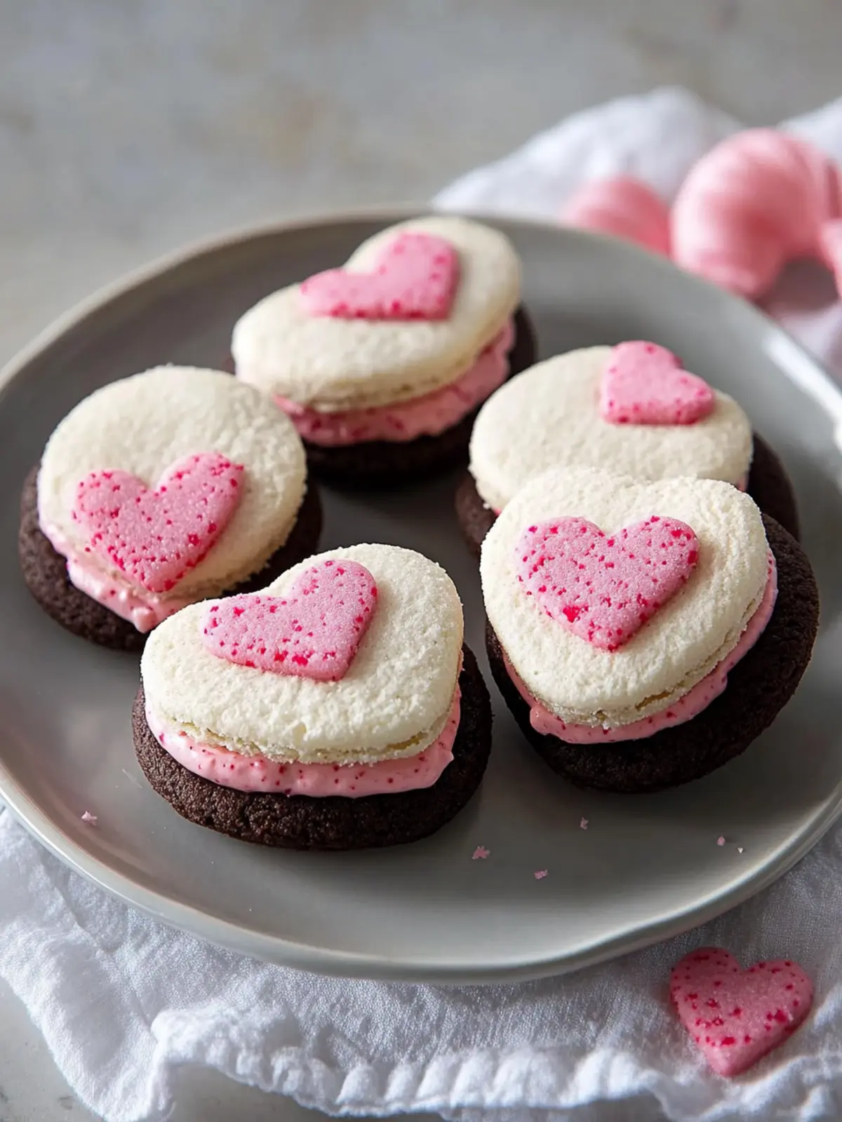 Irresistible Valentine Sandwich Cookies to Delight Your Loved Ones 2 Valentine Sandwich Cookies