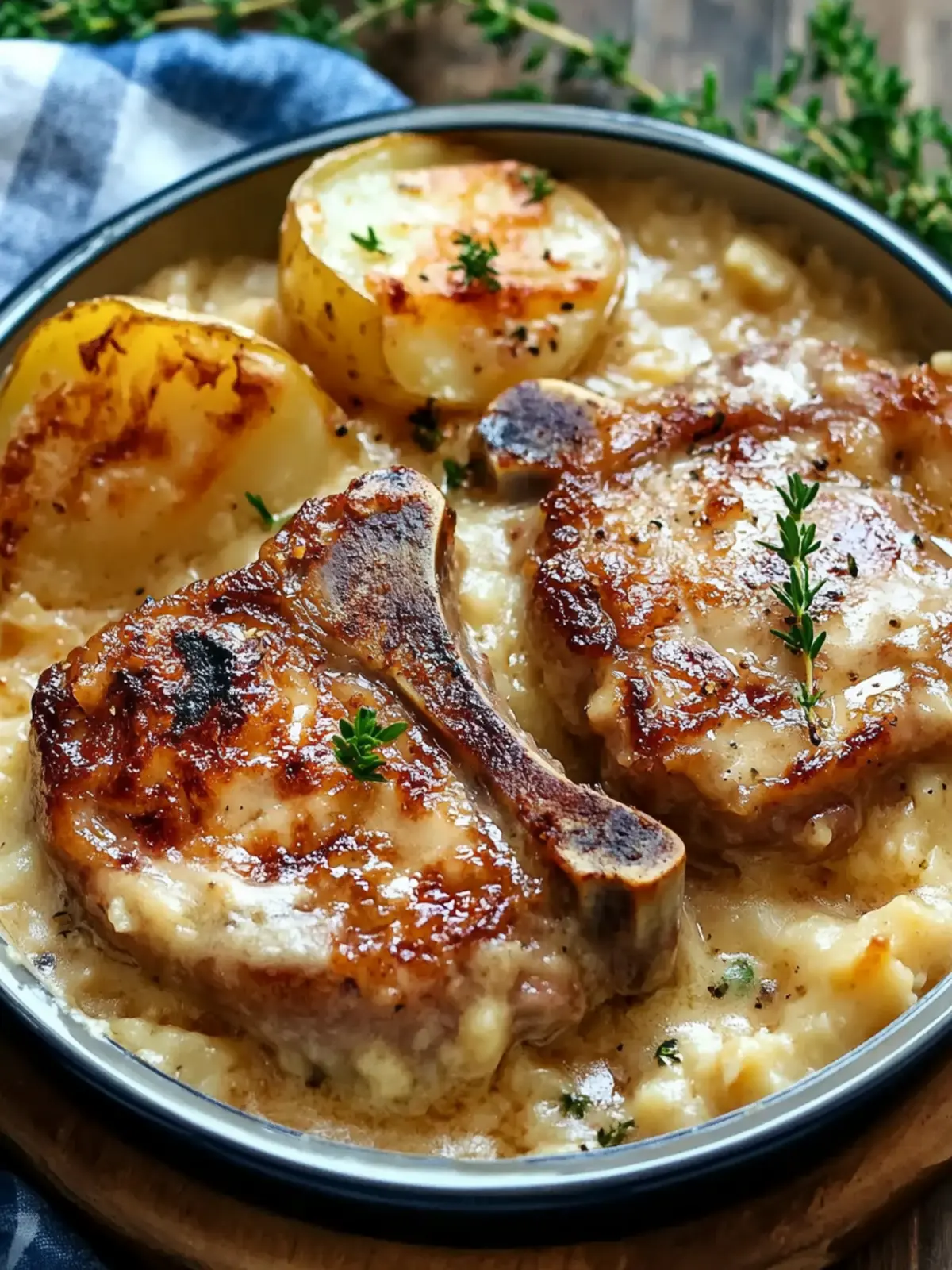 Smothered Pork Chop and Scalloped Potato Casserole Bliss 5 Smothered Pork Chop and Scalloped Potato