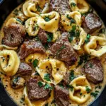 Creamy Cracked Garlic Steak Tortellini in Sauce Bliss Recipe 7 Cracked Garlic Steak Tortellini in Creamhouse Sauce Bliss