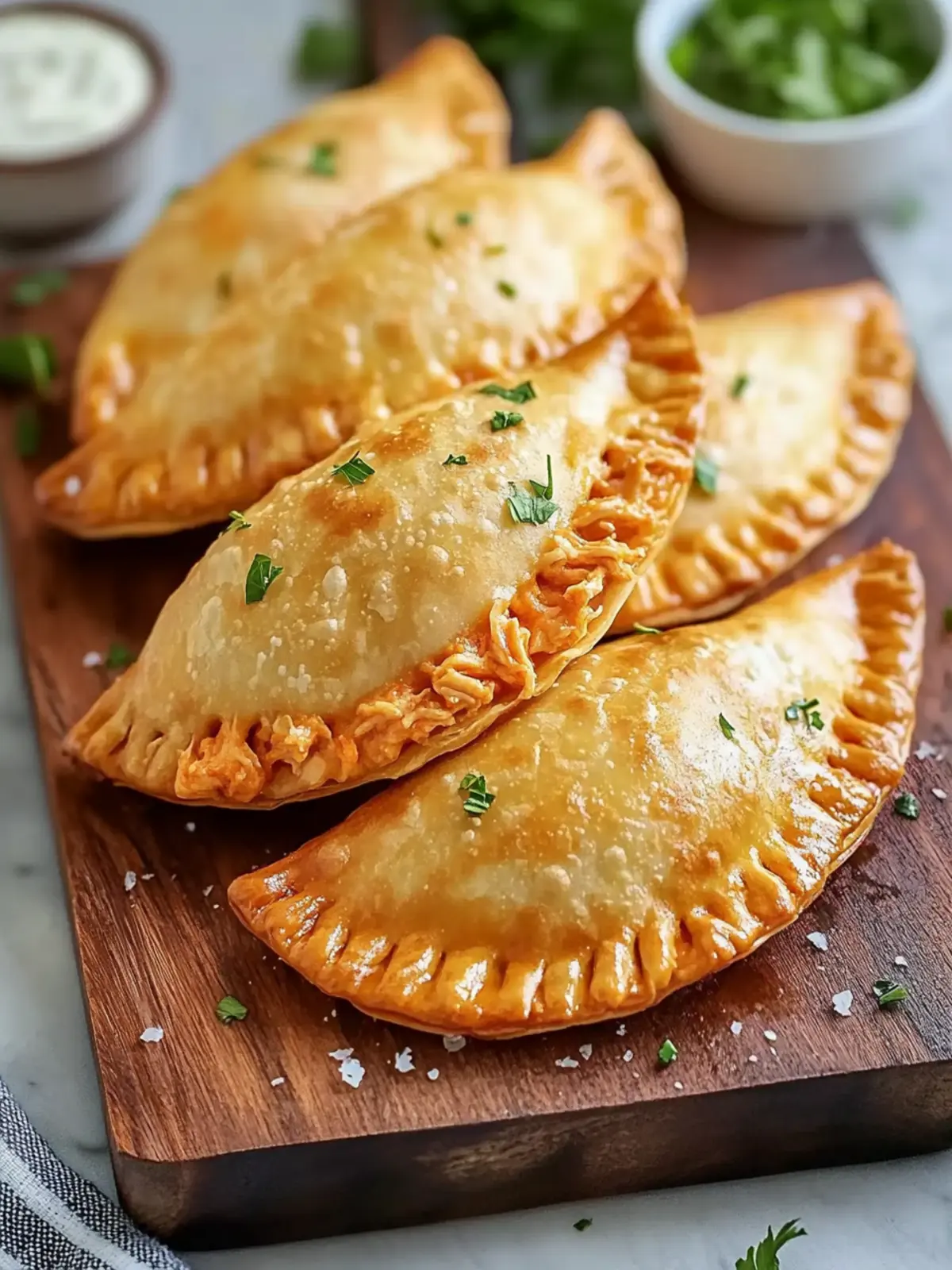 Buffalo Chicken Dip Empanadas: The Ultimate Game Day Treat 3 Buffalo Chicken Dip Empanadas