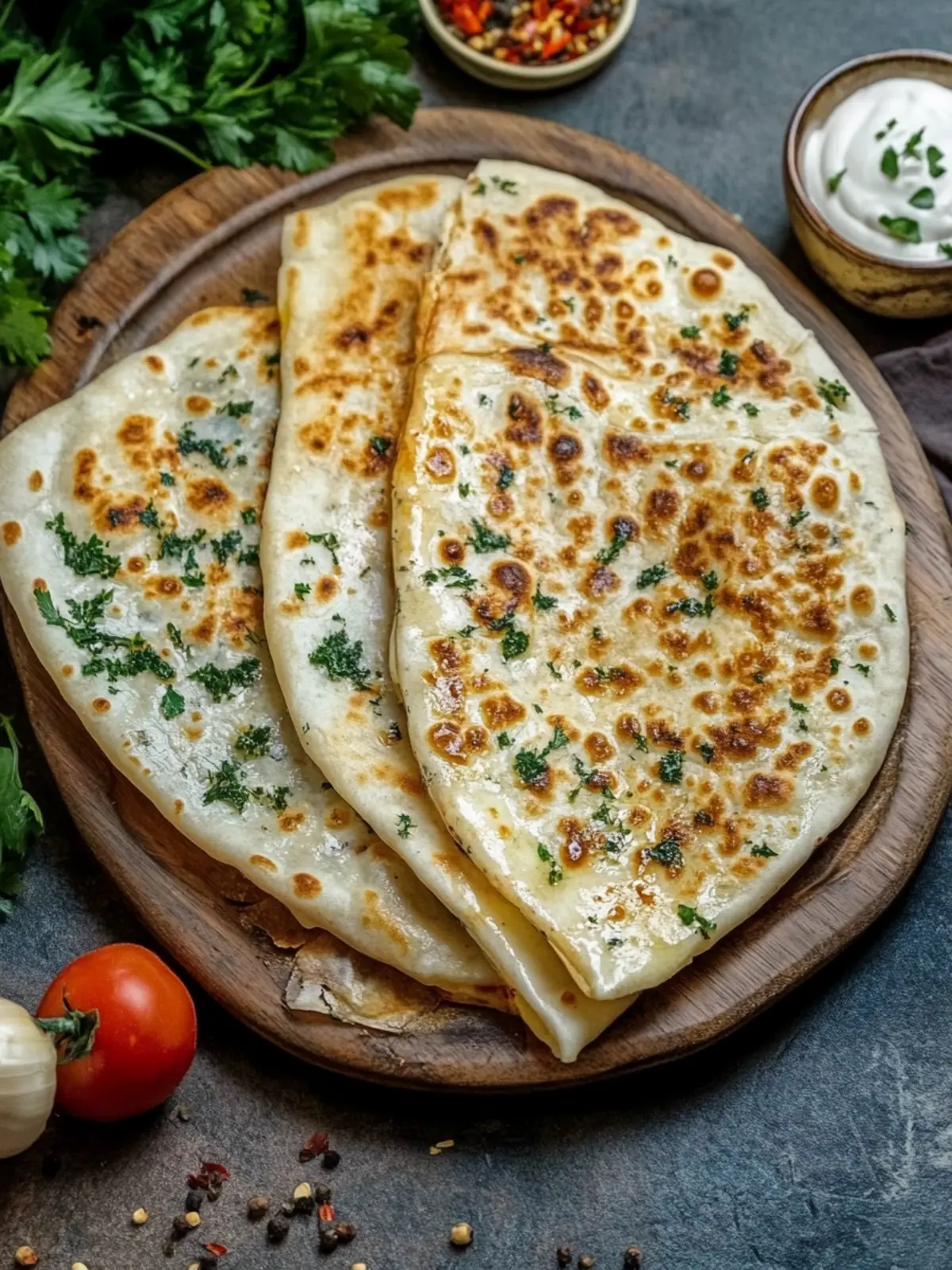 Savory Turkish Gözleme: Flaky Flatbread with Spinach Delight 3 Turkish Gozleme