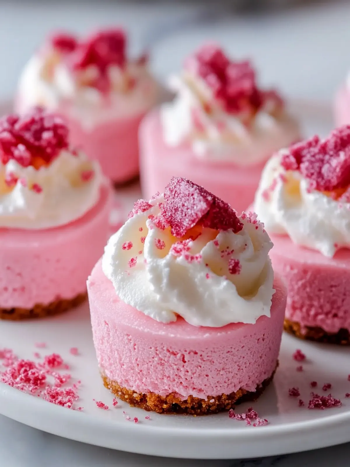No-Bake Pink Velvet Cheesecake Bites to Brighten Your Day 5 No-Bake Pink Velvet Cheesecake Bites