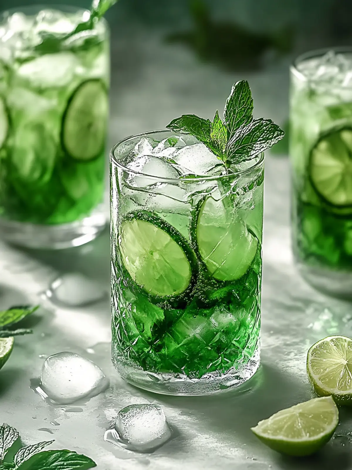 Sparkling Emerald Sparkler Cooler: Refreshing Mocktail Bliss 5 Emerald Sparkler Cooler