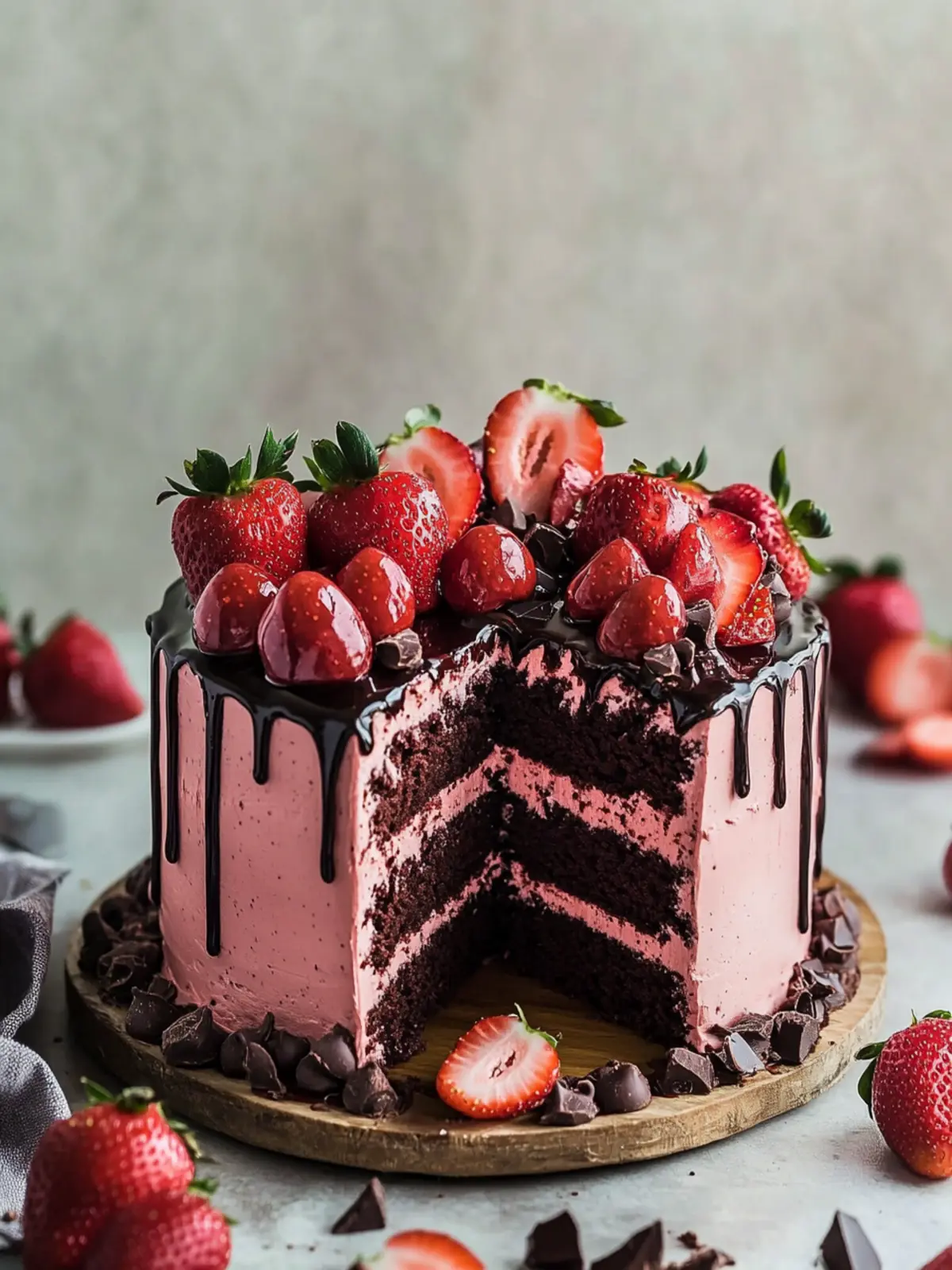 Irresistible Chocolate Covered Strawberry Cake Everyone Will Love 2 Chocolate Covered Strawberry Cake