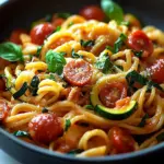 Savory Tomato Zucchini Pasta Ready in Just 30 Minutes 8 Tomato Zucchini Pasta
