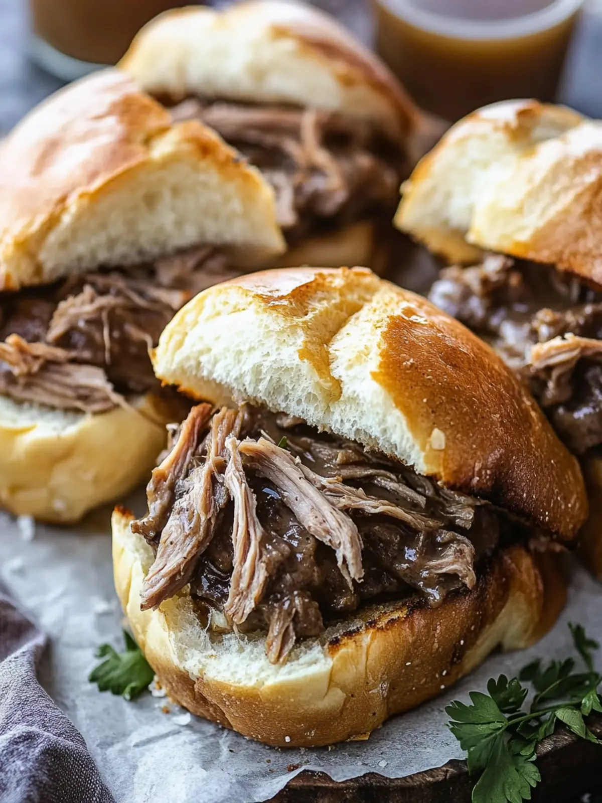 Crafting Crockpot French Dip Sandwiches for Ultimate Comfort 5 Crafting Crockpot French Dip Sandwiches