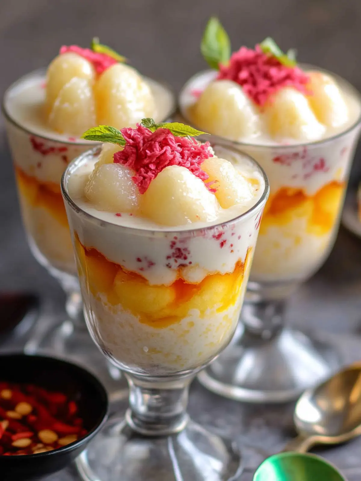 Rasgulla Falooda Bliss – A Festive Twist You’ll Love! 5 Rasgulla Falooda