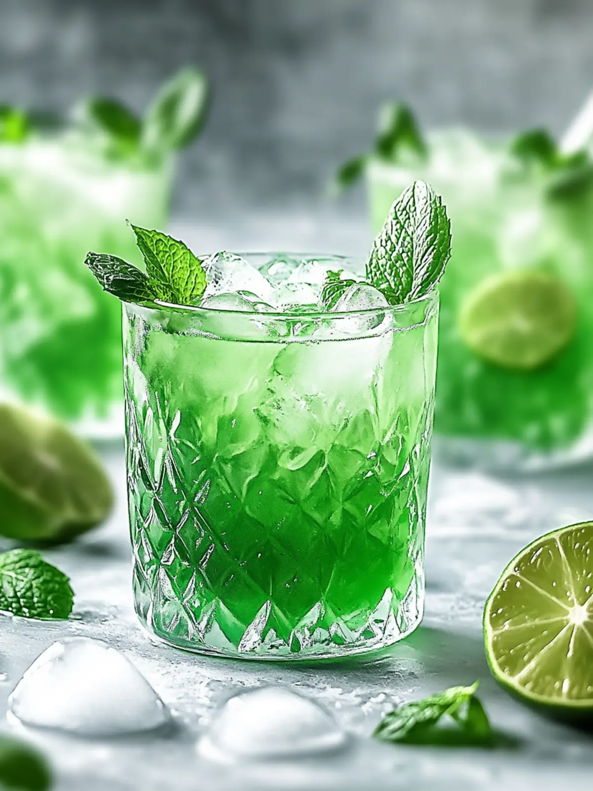 Sparkling Emerald Sparkler Cooler: Refreshing Mocktail Bliss 4 Emerald Sparkler Cooler