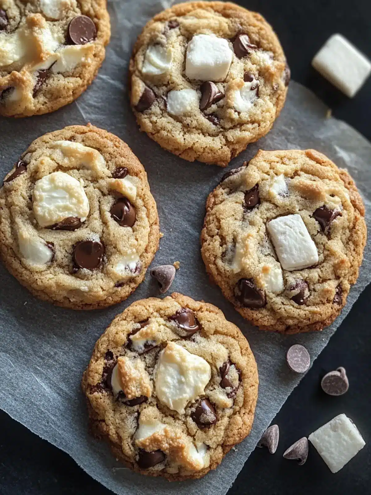 Smore's Chocolate Chip Cookies – A Chewy Summer Treat 2 Smore’s Chocolate Chip Cookies