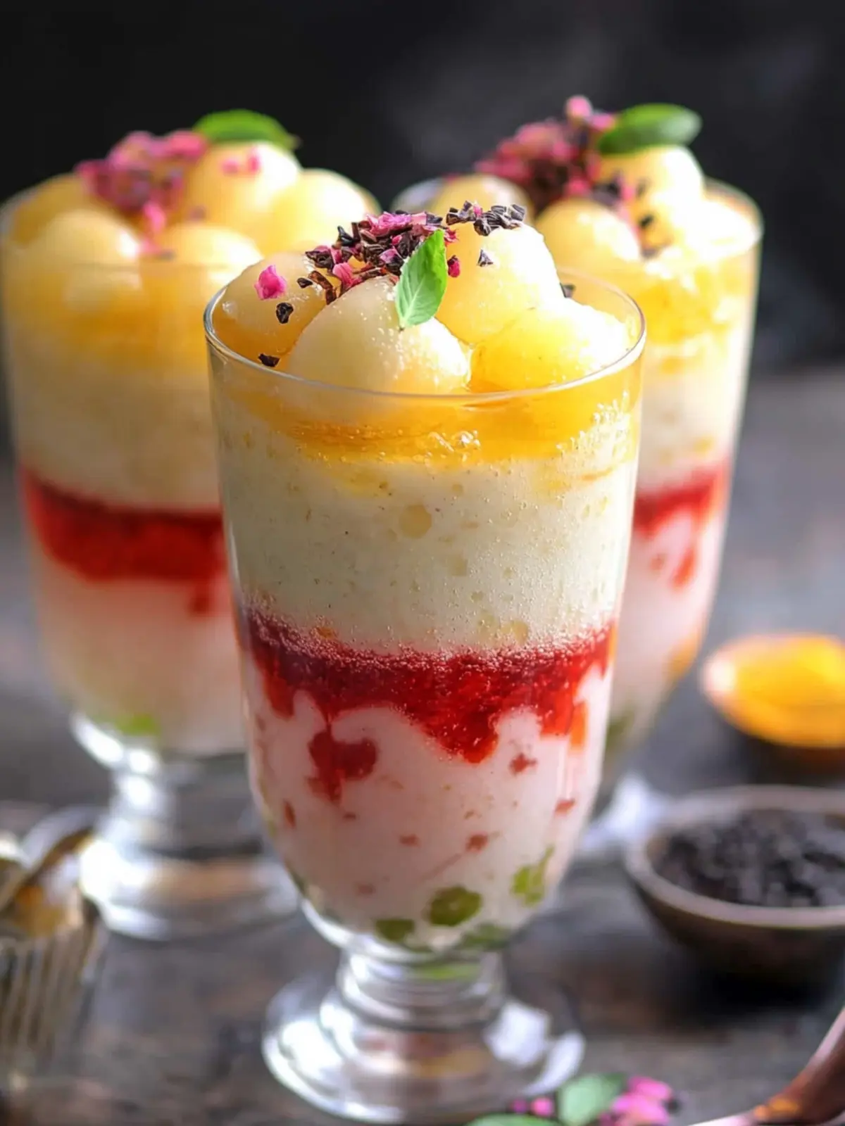 Rasgulla Falooda Bliss – A Festive Twist You’ll Love! 4 Rasgulla Falooda