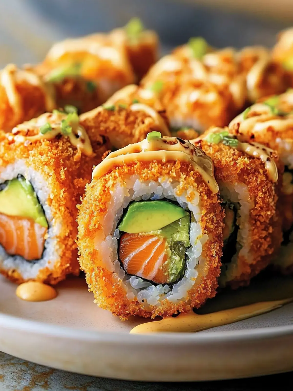 Crispy Fried Salmon & Avocado Rolls for Perfect Sushi Nights 3 Crispy Fried Salmon & Avocado Rolls