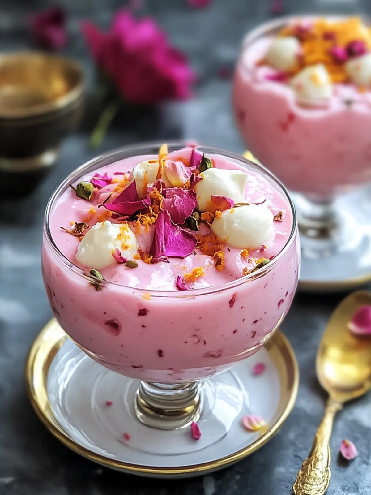 Delight in Rose Rasmalai Falooda for a Festive Treat 2 Delight in Rose Rasmalai Falooda