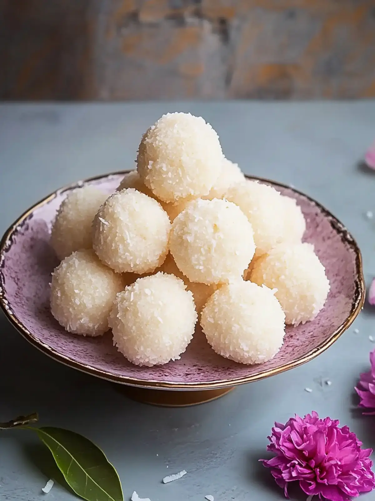 Easy Coconut Laddoos: Gluten-Free Joy in Every Bite 3 Coconut Laddoos