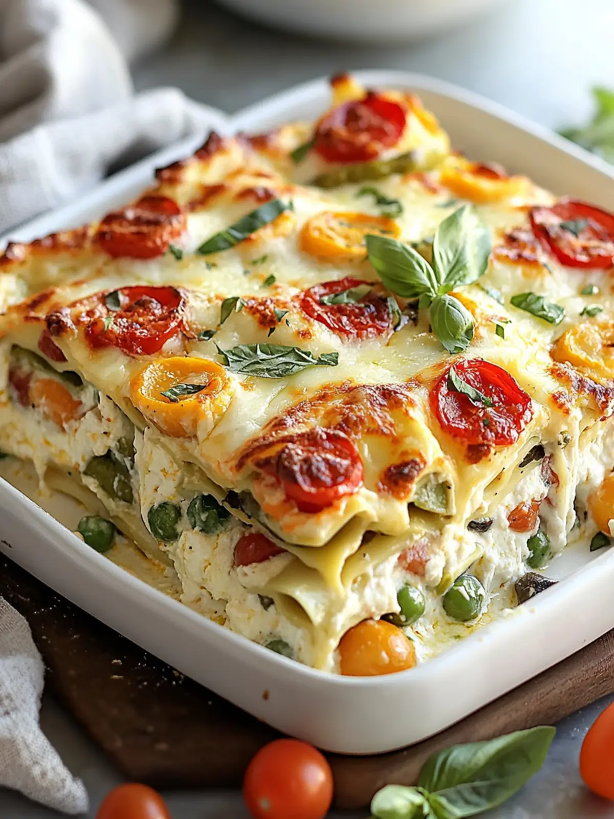 Loaded Veggie White Lasagna for Ultimate Comfort Food Lovers 5 Loaded Veggie White Lasagna