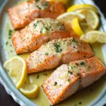 Savory Salmon with Garlic Lemon Butter Sauce in 20 Minutes 9 Salmon with Garlic Lemon Butter Sauce