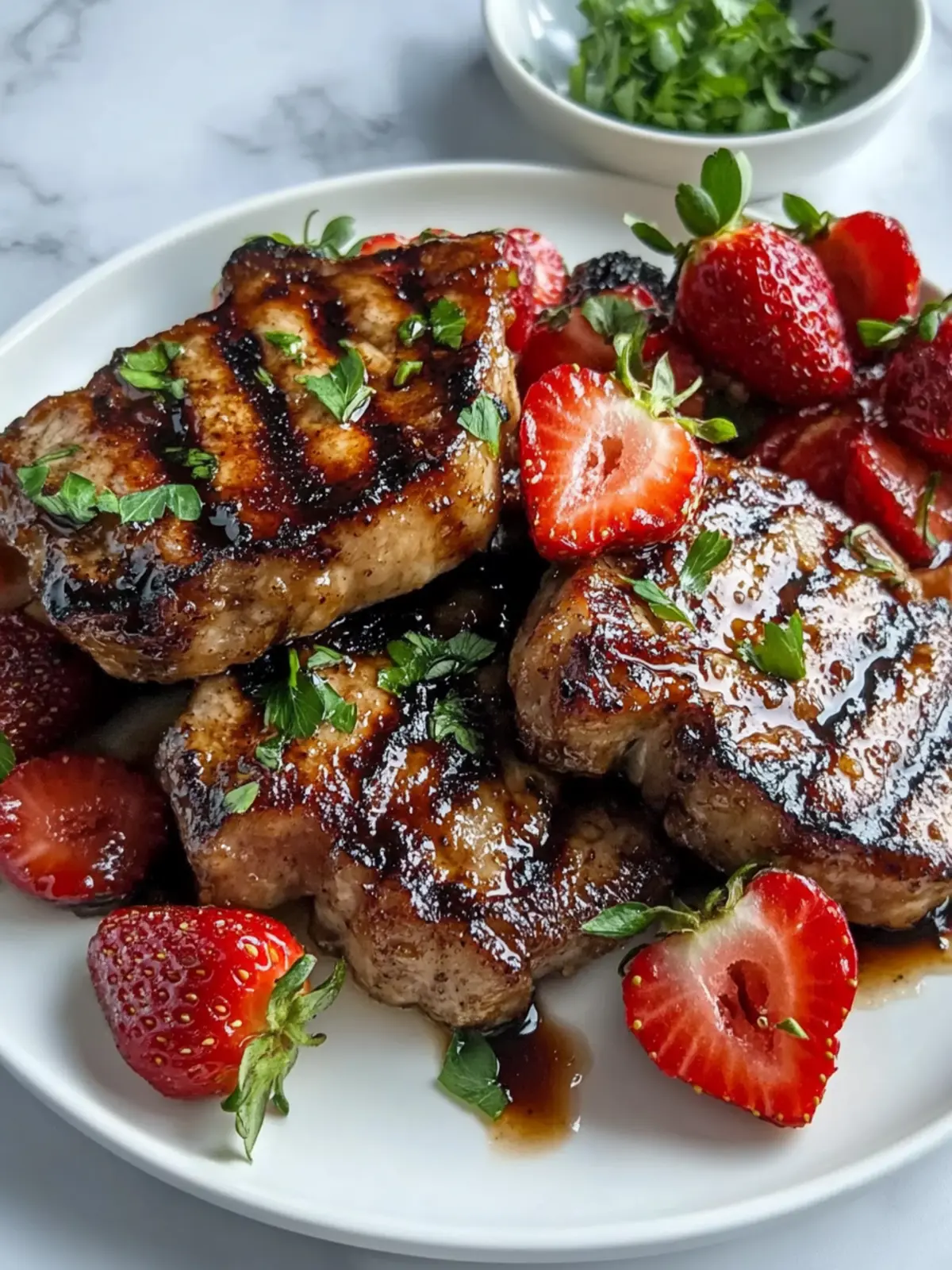 Strawberry Balsamic Pork Chops for an Unforgettable Dinner 5 Strawberry Balsamic Pork Chops