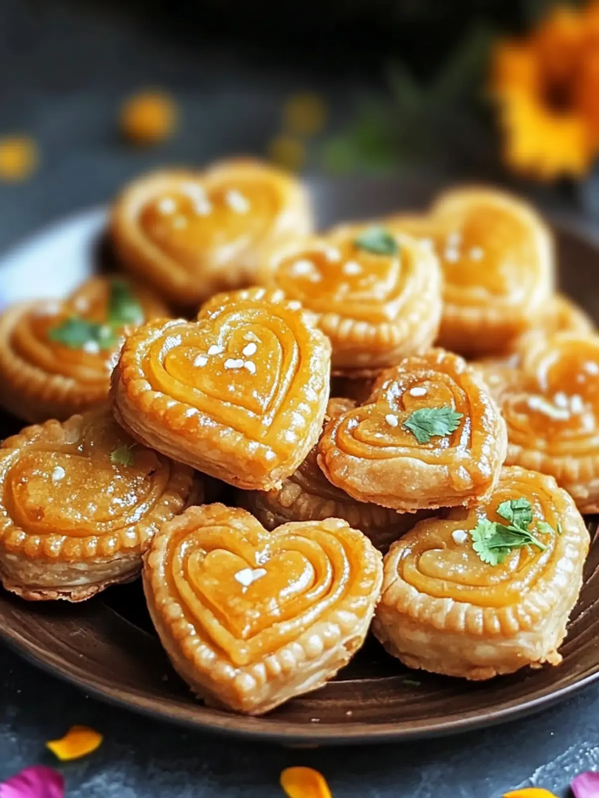 Delicious Gujiya Hearts: A Festive Twist to Savor Together 3 Delicious Gujiya Hearts: A Joyful Twist on Tradition