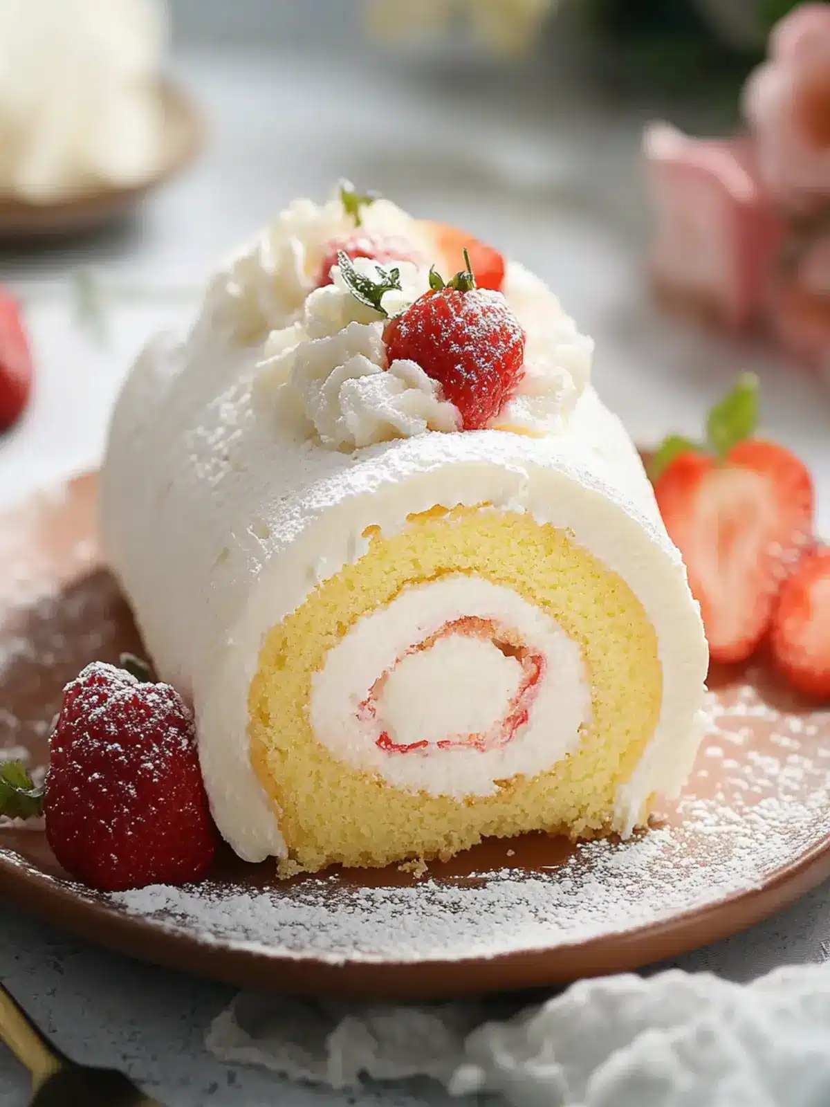 Delicious Japanese Cake Roll: Light and Fluffy Delight! 3 Japanese Cake Roll