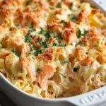 Cheesy Salmon Noodle Casserole: Quick Comfort for Busy Nights 10 Cheesy Salmon Noodle Casserole