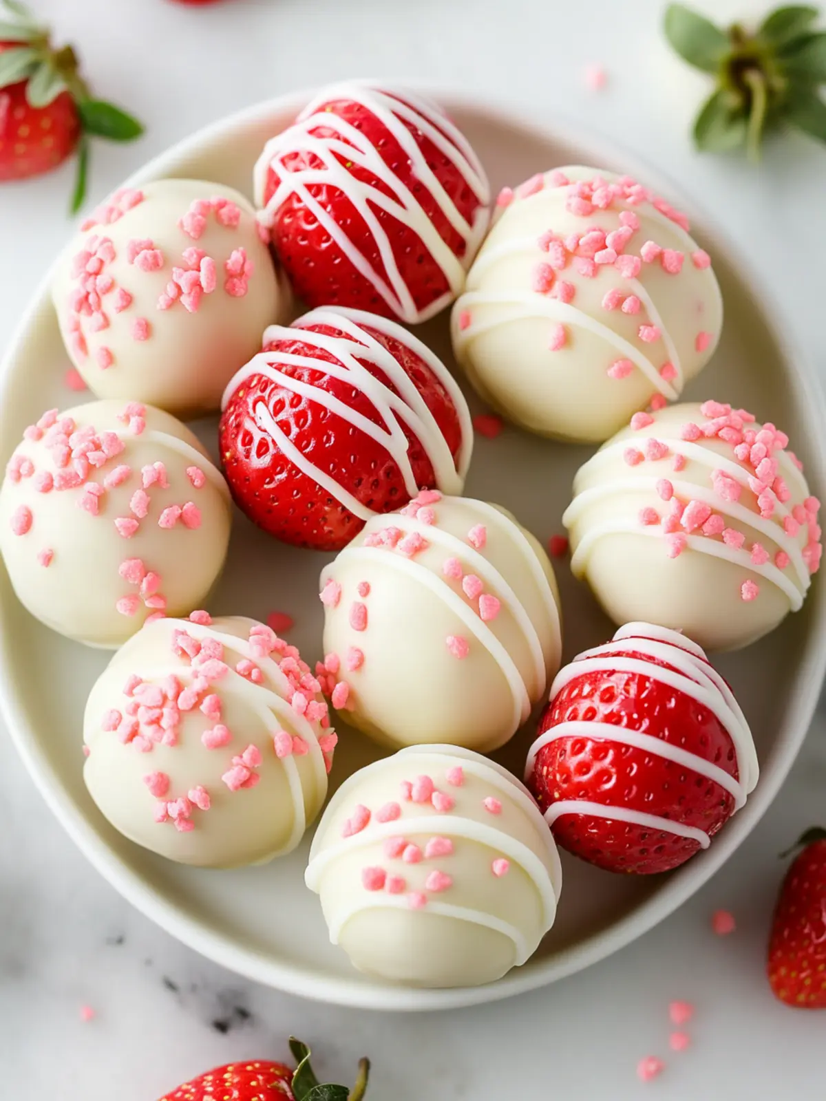 Irresistible Strawberry Shortcake Truffles for Easy Indulgence 5 Strawberry Shortcake Truffles