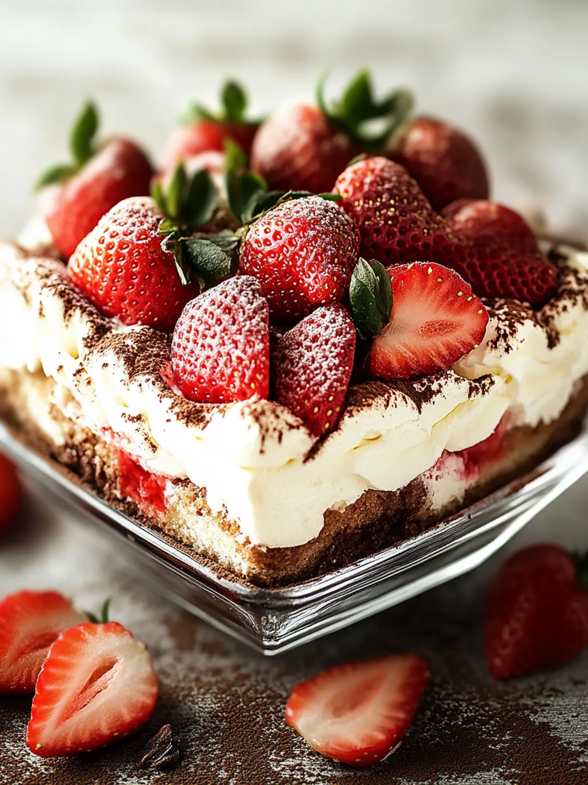 Easy No-Bake Strawberry Tiramisu for a Fruity Delight 4 Strawberry Tiramisu