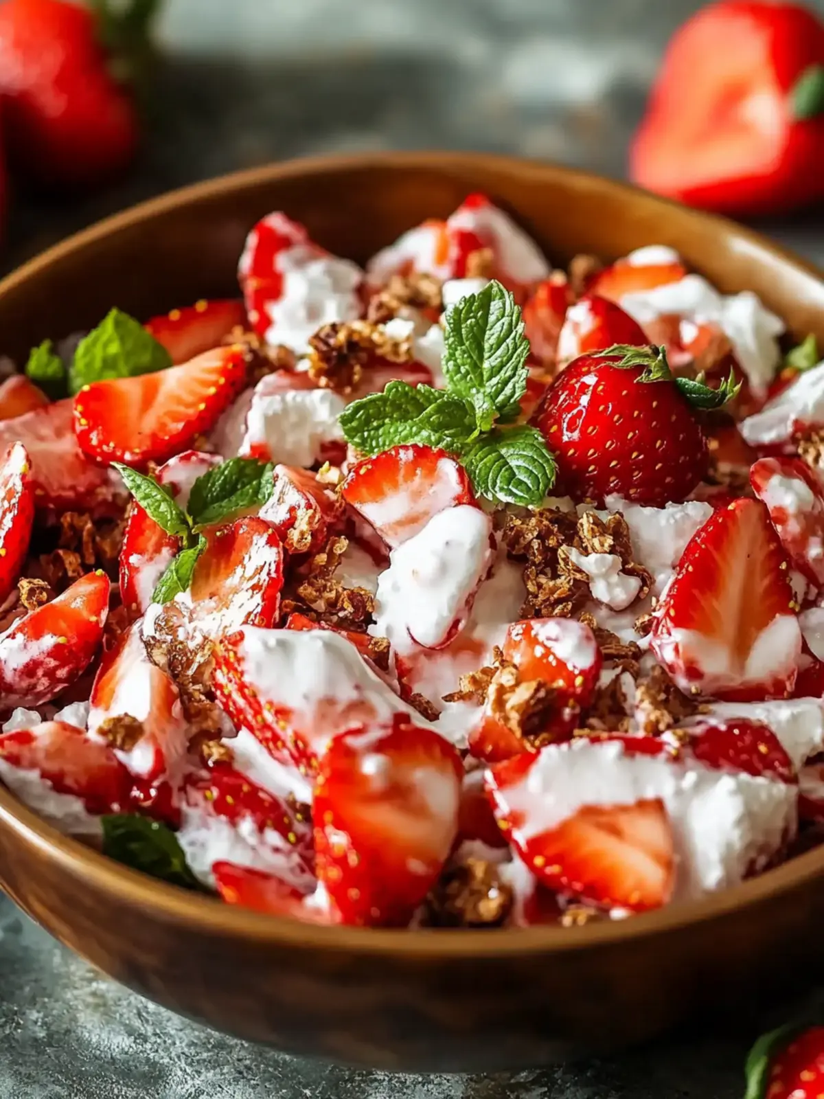 Strawberry Crackle Salad: A Blissful No-Bake Dessert Delight 2 Strawberry Crackle Salad