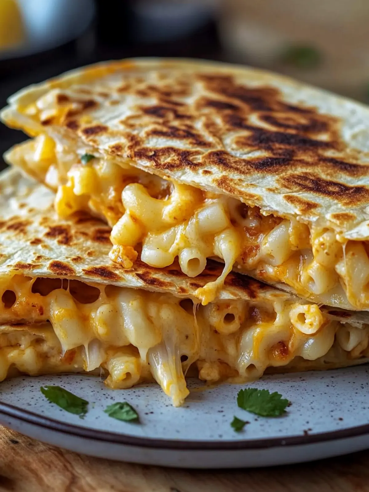 Melty Mac and Cheese Quesadillas for Ultimate Comfort Food 3 Mac and Cheese Quesadillas