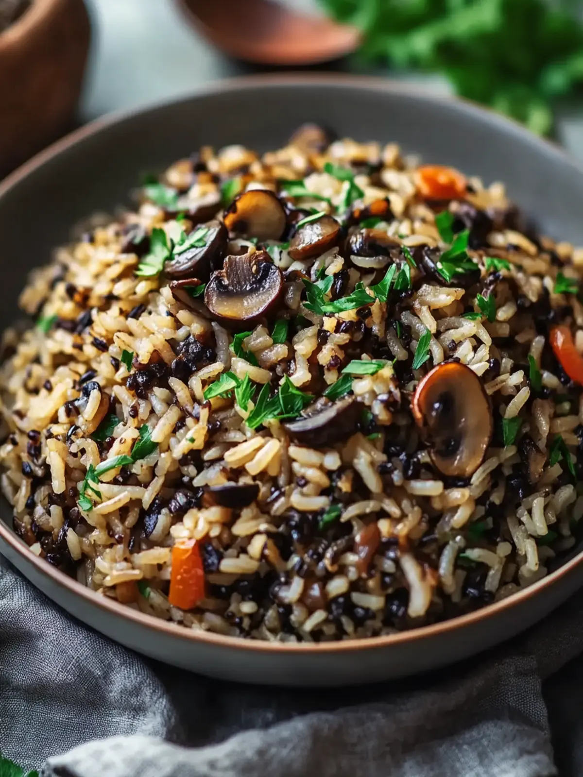 Haitian Black Mushroom Rice: A Comforting Delight at Home 3 Haitian Black Mushroom Rice