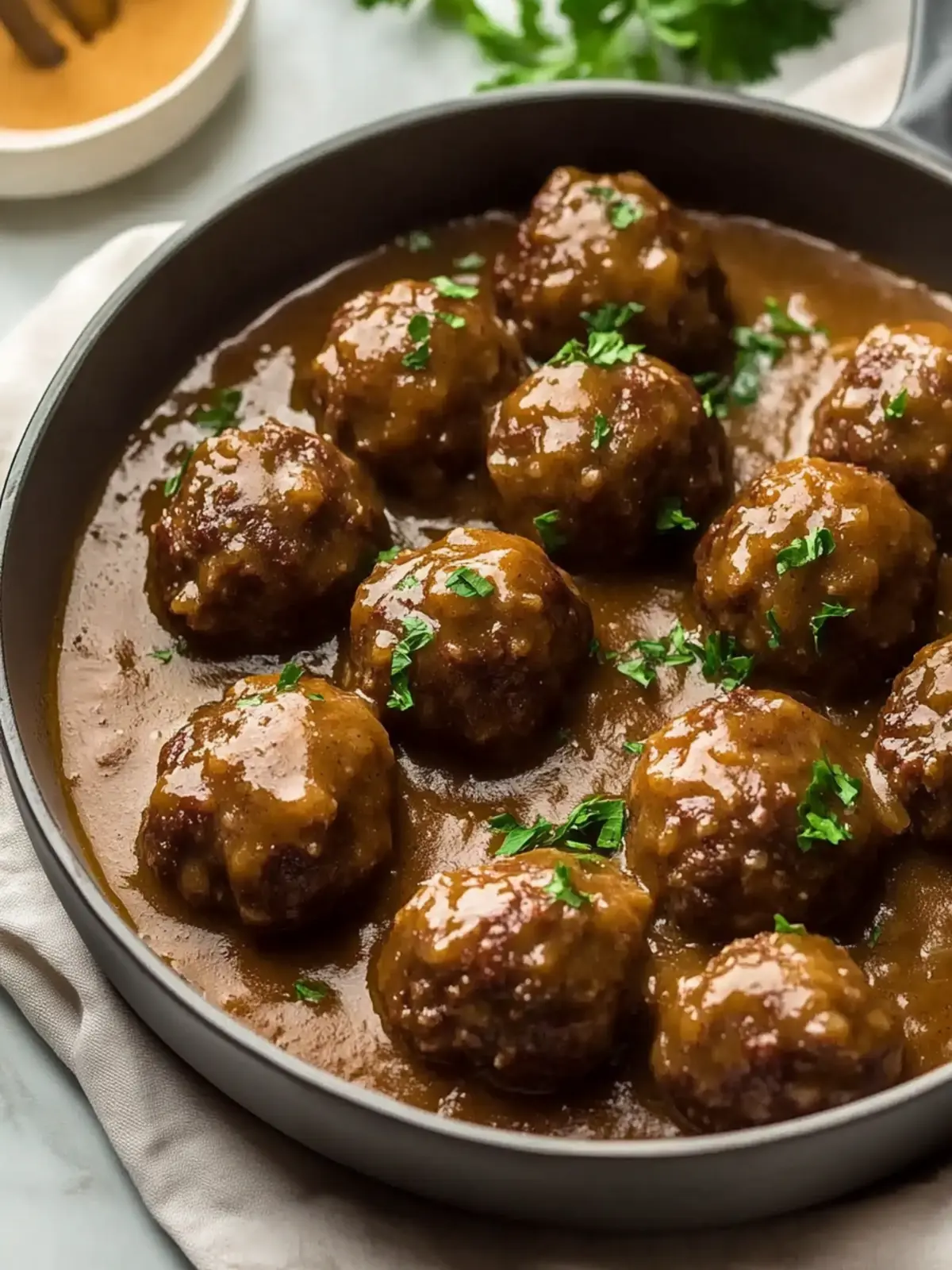 Ground Beef Meatballs and Gravy: Easy Comfort Food Delight 2 Ground Beef Meatballs and Gravy