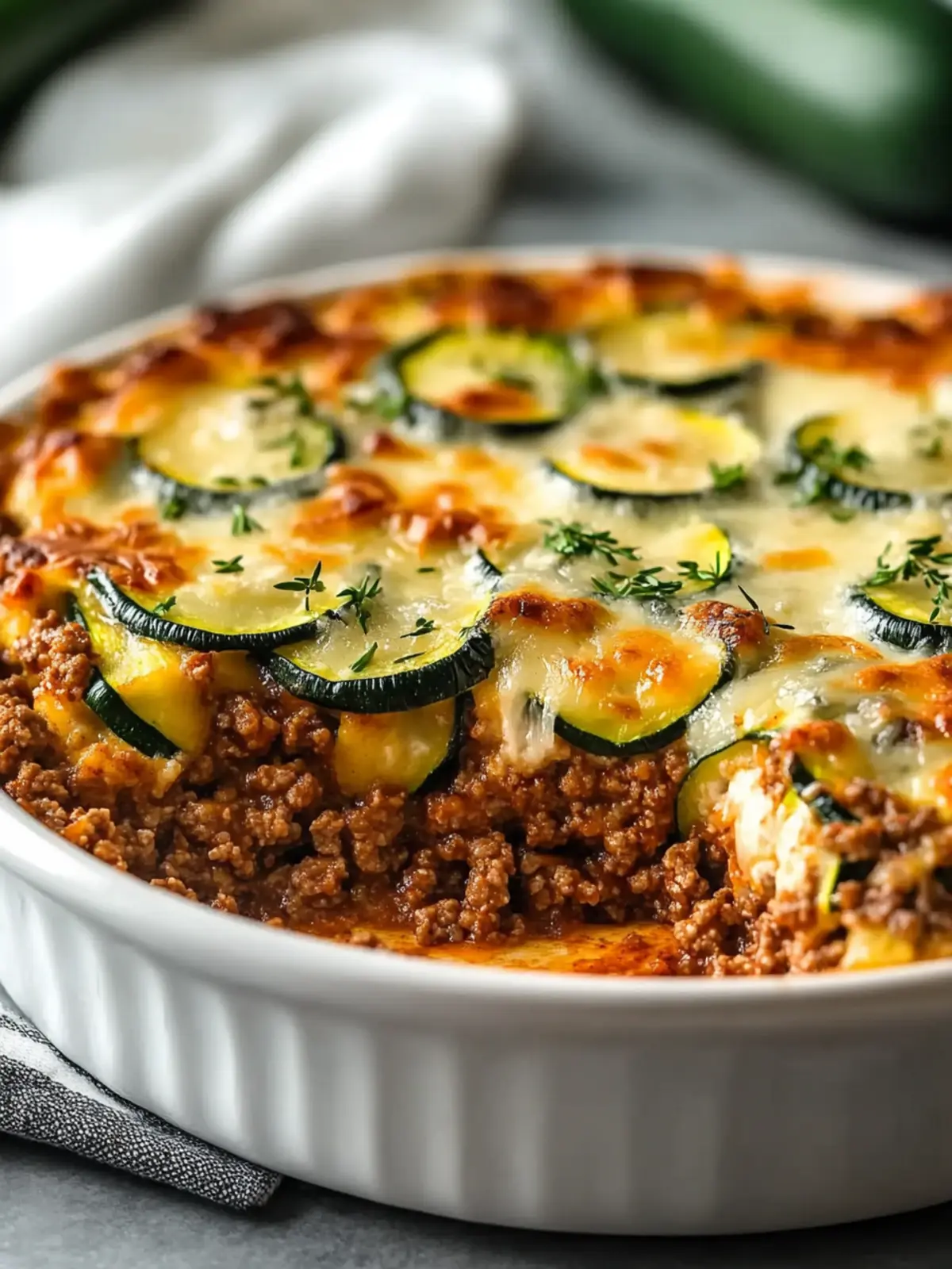 Ground Beef Zucchini Bake: Your New Favorite Low-Carb Dish 4 Ground Beef Zucchini Bake
